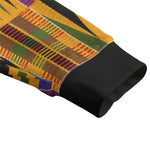KENTE ATEF Unisex V-neck Cardigan With Button Closure
