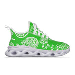 BANDANA PAISLEY GREEN Women's Sports Shoes