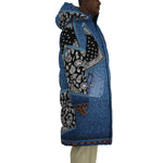 DENIM BLC Unisex Long Down Jacket