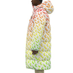 NEW RICH RASTA Unisex Long Down Jacket