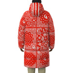 BANDANA MIX Bs'UP Unisex Long Down Jacket
