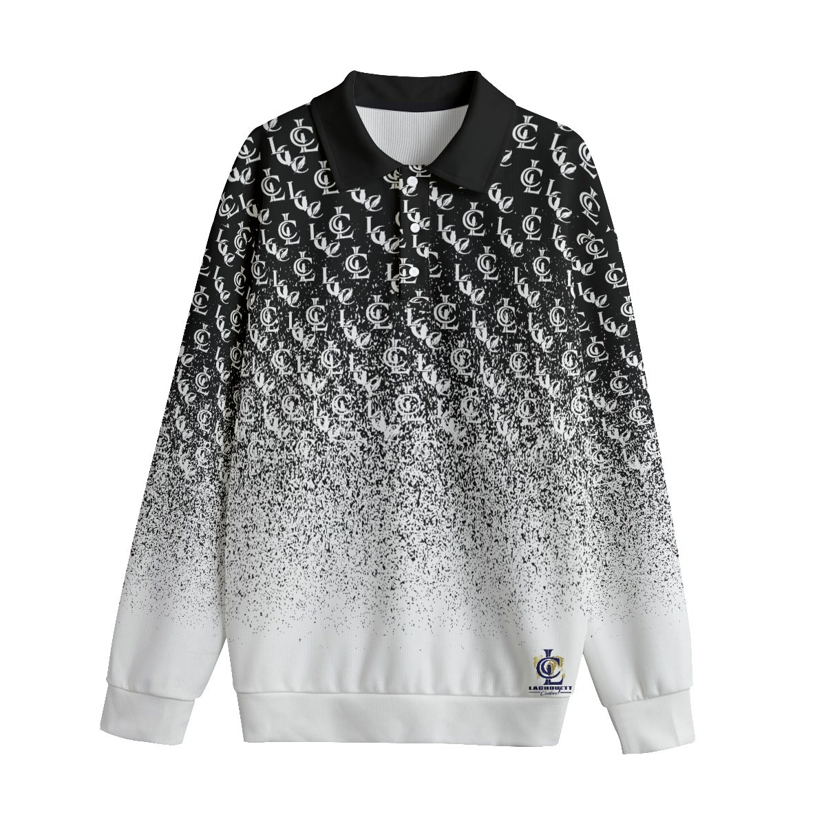 LCC NEW RICH BLC Unisex Lapel Collar Sweater