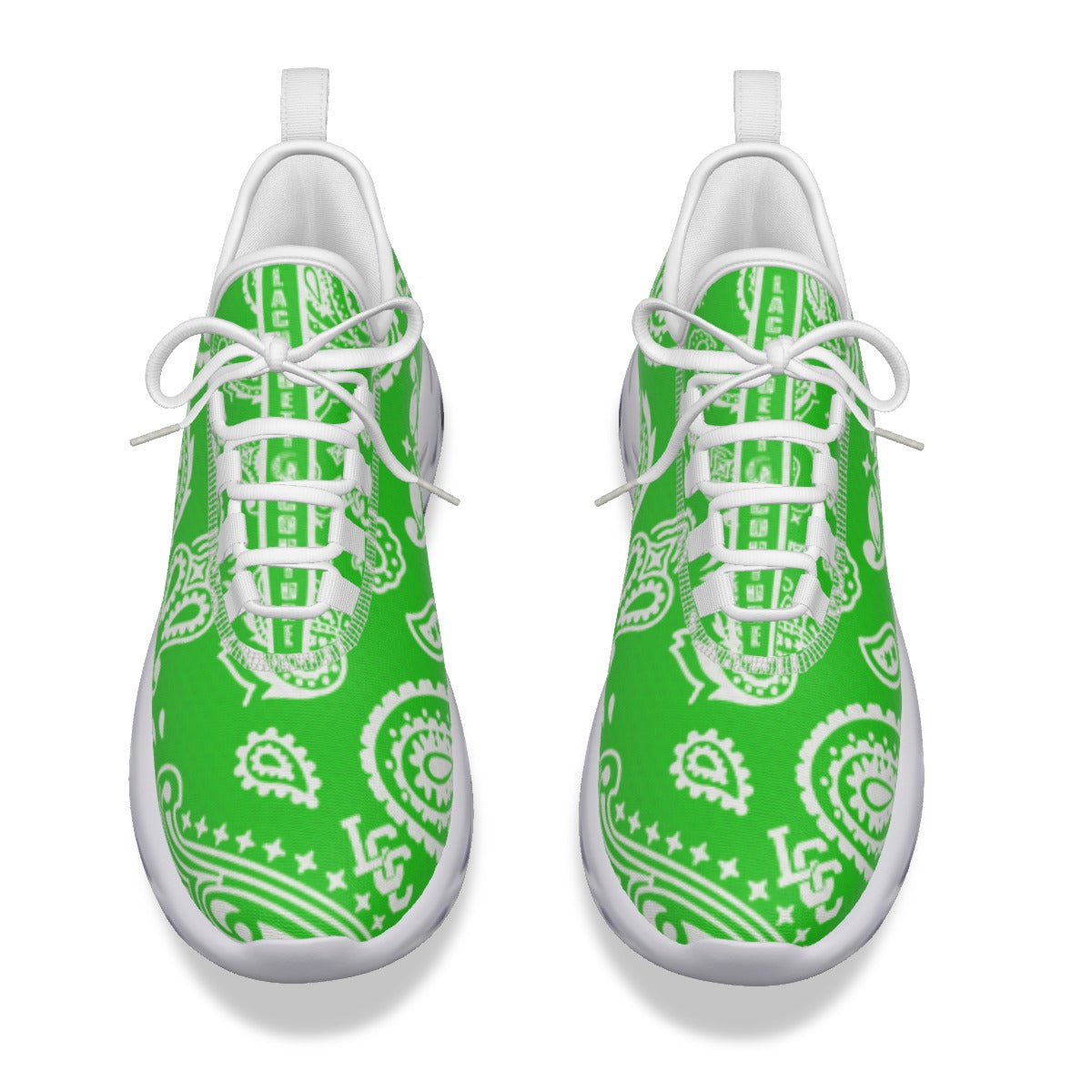 BANDANA PAISLEY GREEN Women's Sports Shoes