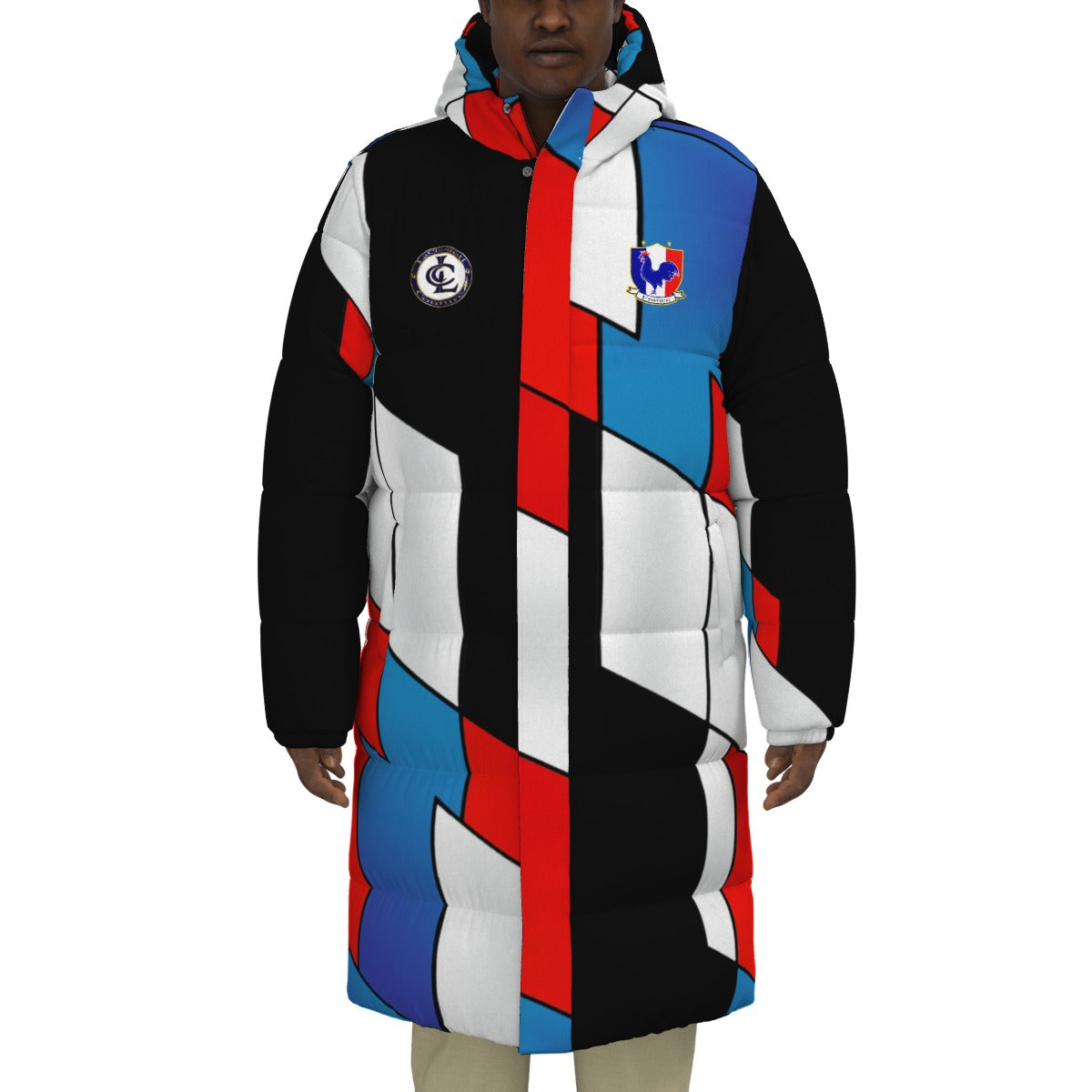 FRANCE BLC Unisex Long Down Jacket