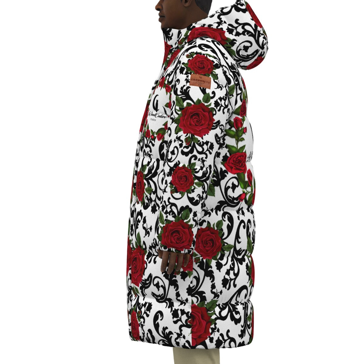 REDROSES Unisex Long Down Jacket