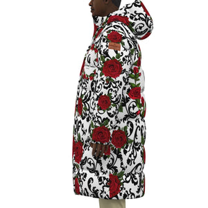 REDROSES Unisex Long Down Jacket