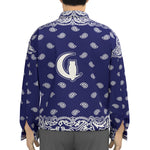 BANDANA FULLY NAVY Unisex Lapel Jacket