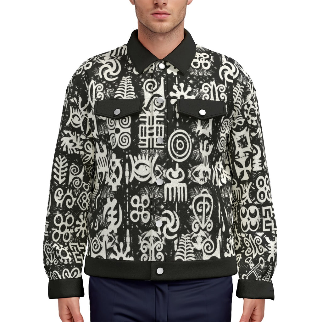ADINKRA MXBLC Unisex Lapel Jacket