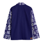 ADINKRA MXBLUE1 Men's Casual Blazer