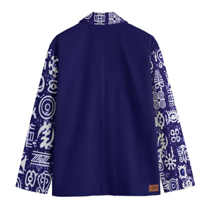 ADINKRA MXBLUE1 Men's Casual Blazer