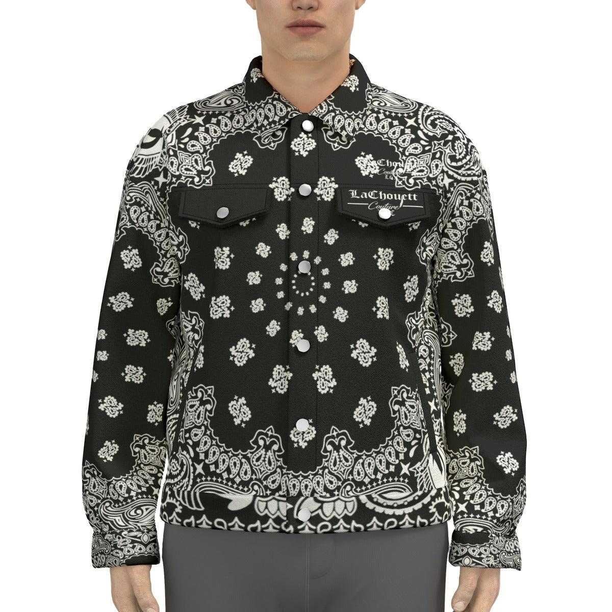 BANDANA BLC Unisex Lapel Jacket