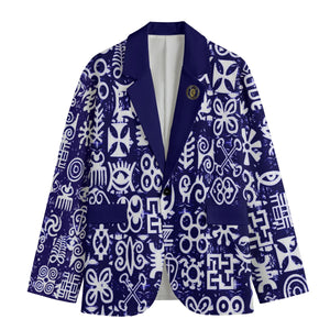 ADINKRA MXBLUE Men's Casual Blazer