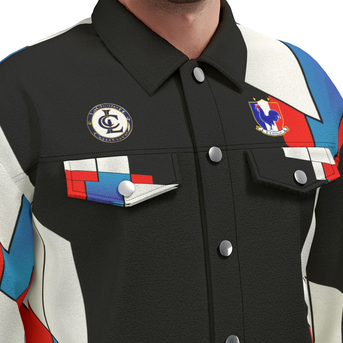 FRANCE BLC Unisex Lapel Jacket