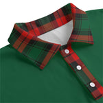 PLAID STYLE RBG1 Unisex Lapel Collar Sweater