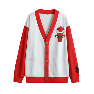 HATHOR BULLS Unisex Cardigan With Button Closure