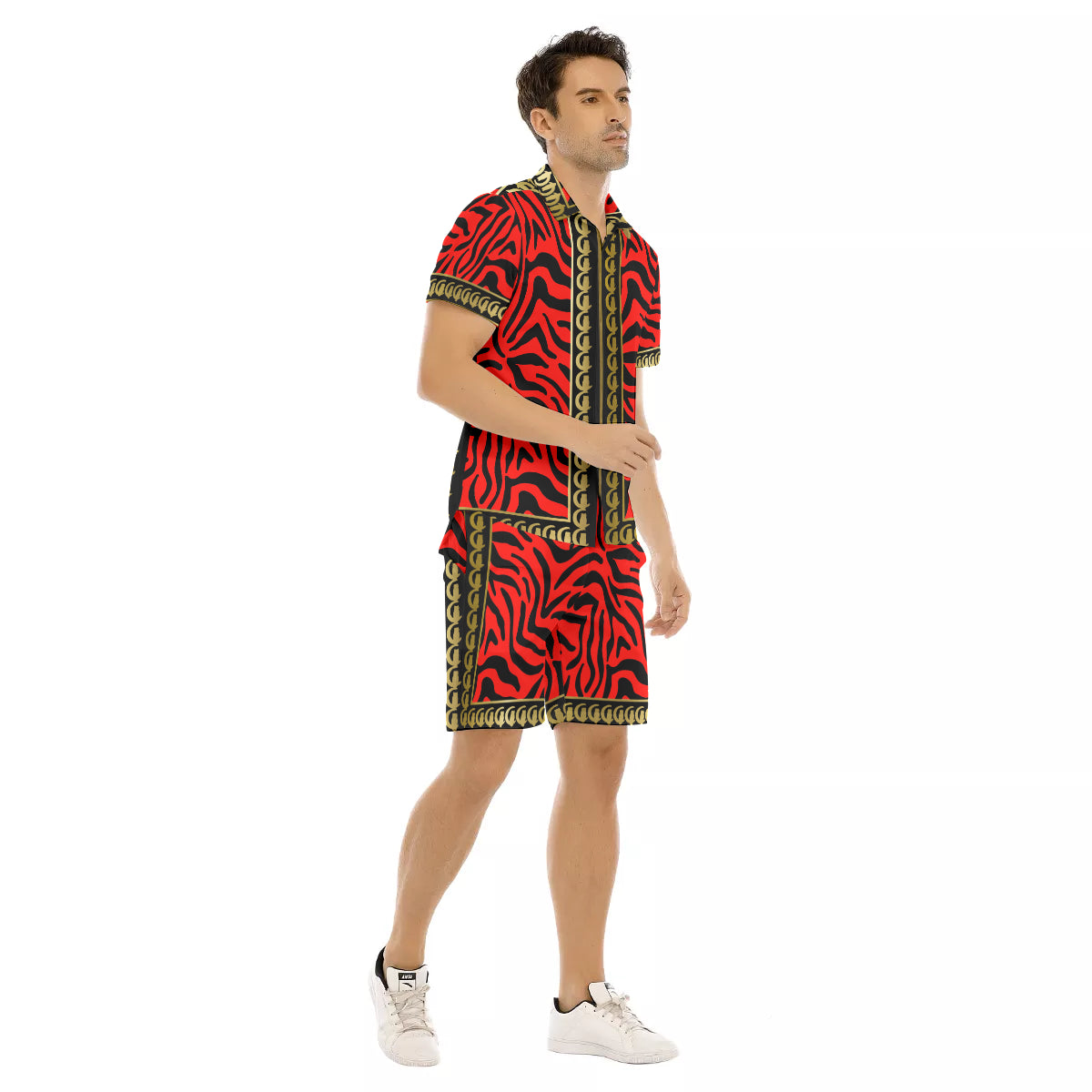 PRIVILEGE RED Men's Short Sleeve Shirt Sets