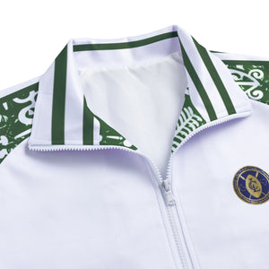 ADINKRA MXGRN1 Unisex Stand Collar Jacket