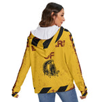 BEWARE Women's Zip-on-the-Side Hoodie