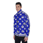 LCC WEEDY BLUE Men's Stand Collar Jacket