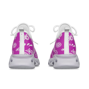 BANDANA PAISLEY GRAPES Women's Sports Shoes
