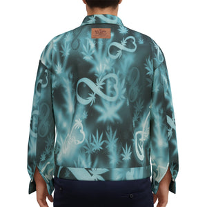 INFINITY BLUE Unisex Lapel Jacket