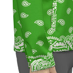 BANDANA FULLY GREEN Unisex Lapel Jacket