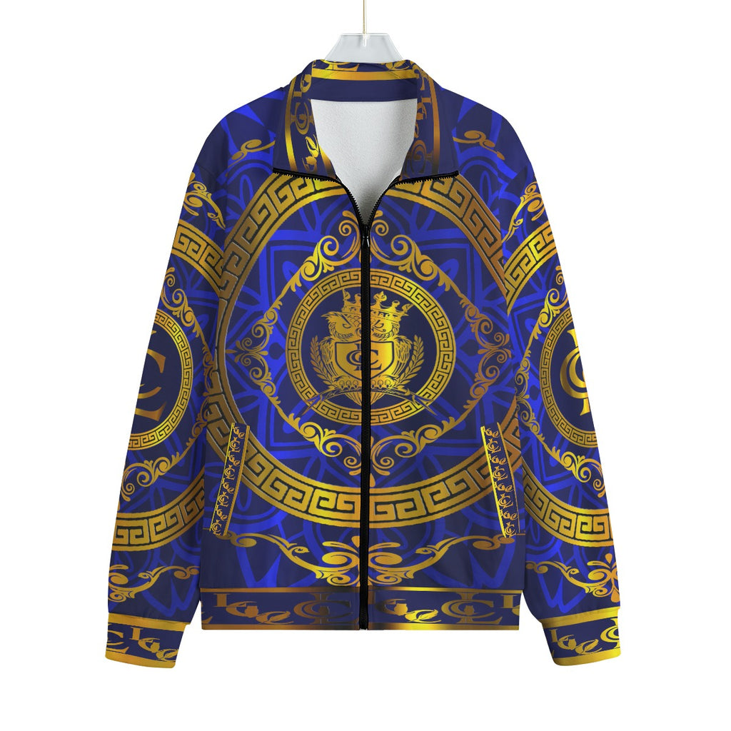 LCC RICH BLUE Unisex Stand-up Collar