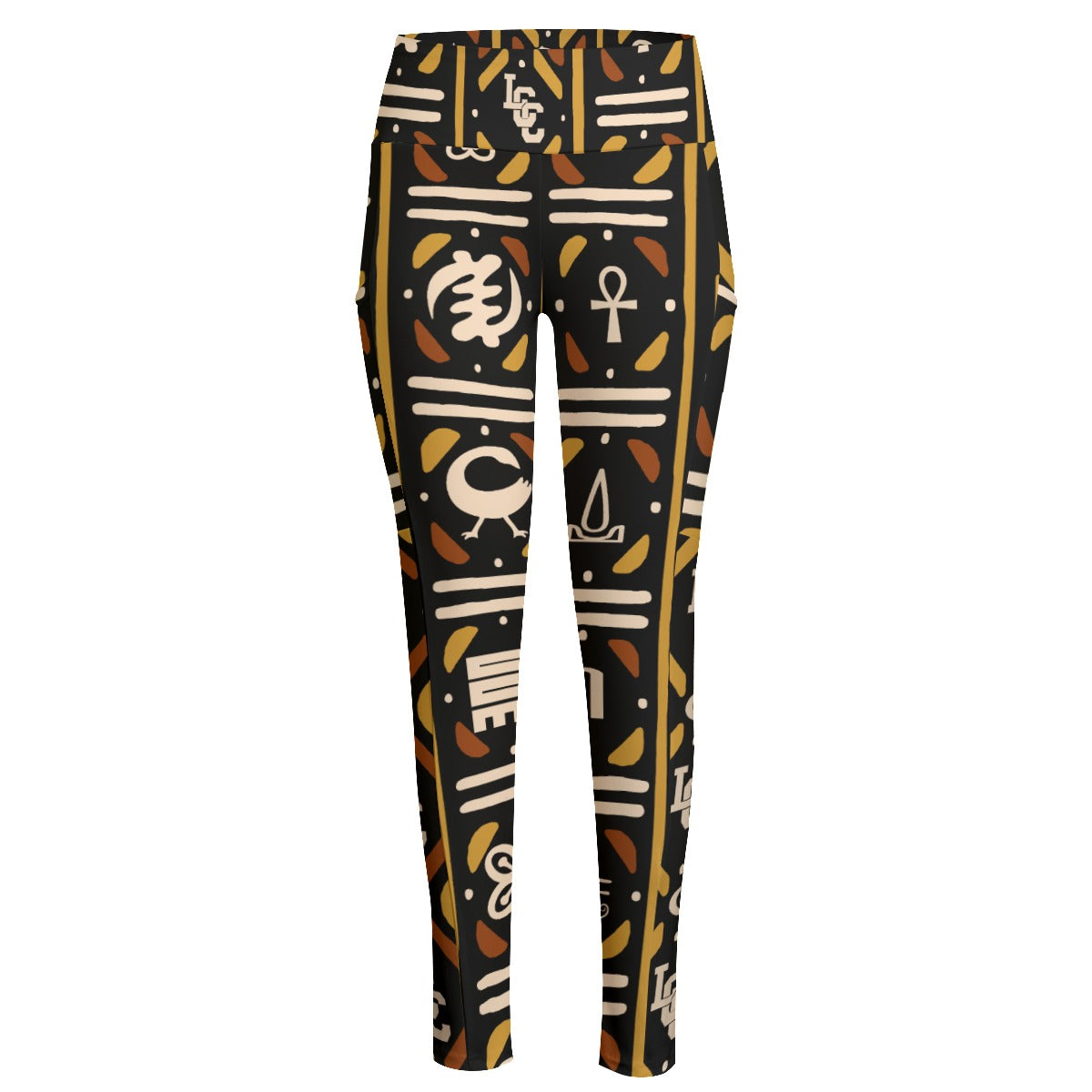 BOGOLAN KMT Women's High Waist Leggings With Side Pocket