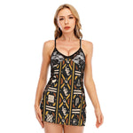 BOGOLAN KMT Women's Black Lace Cami Dress