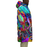 COLORING OWL Unisex Long Down Jacket