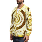 LCC RICH WHT Unisex V-neck Cardigan