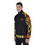 KENTE BUTAN BLC Men's Stand Collar Jacket
