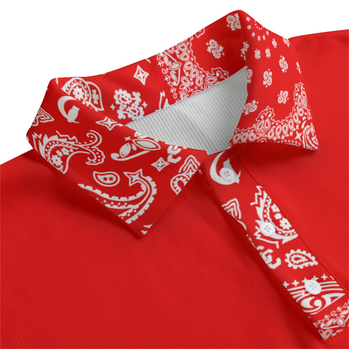 BANDANA MIX Bs'UP1 Unisex Lapel Collar Sweater