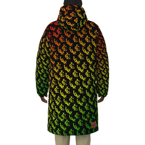 NEW RICH RASTABLC Unisex Long Down Jacket