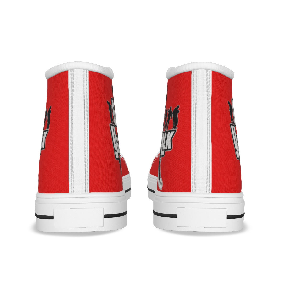 GET YA WALK ON RED Men's Canvas Shoes