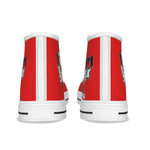 GET YA WALK ON RED Men's Canvas Shoes