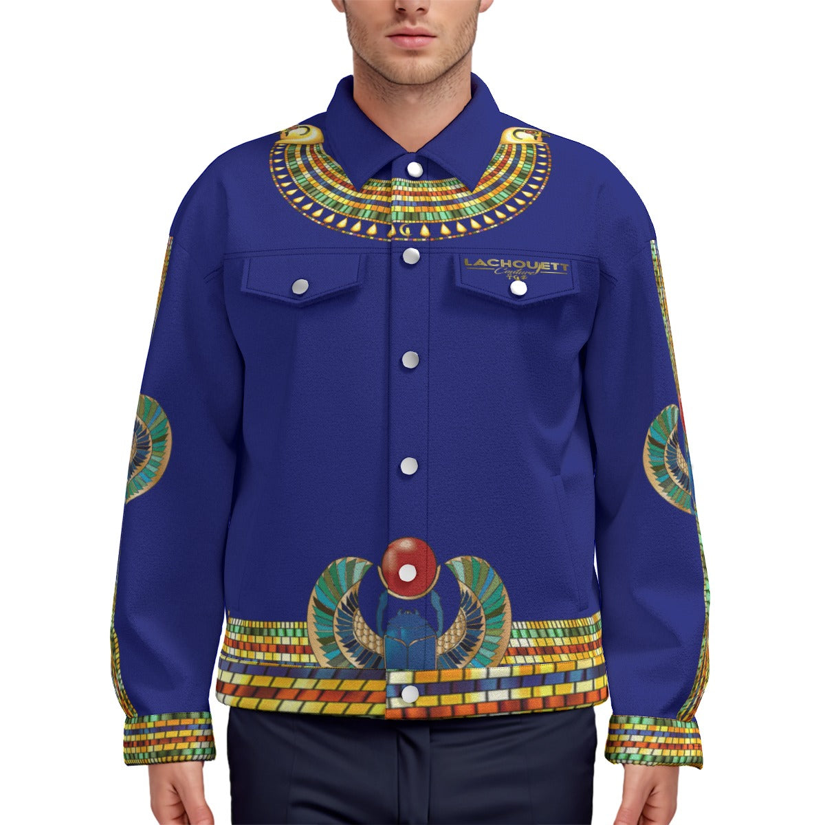 MEDJAY BLEU Unisex Lapel Jacket