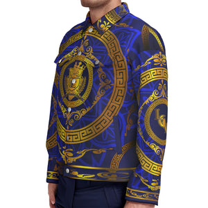 LCC RICH BLUE Unisex Lapel Jacket