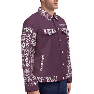 ADINKRA MIXGRAPES  Unisex Lapel Jacket