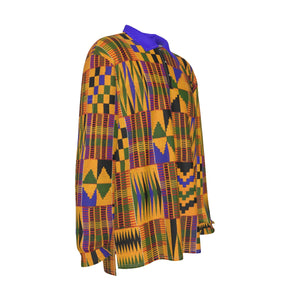 KENTE ATEF Long Sleeve Polo Shirt