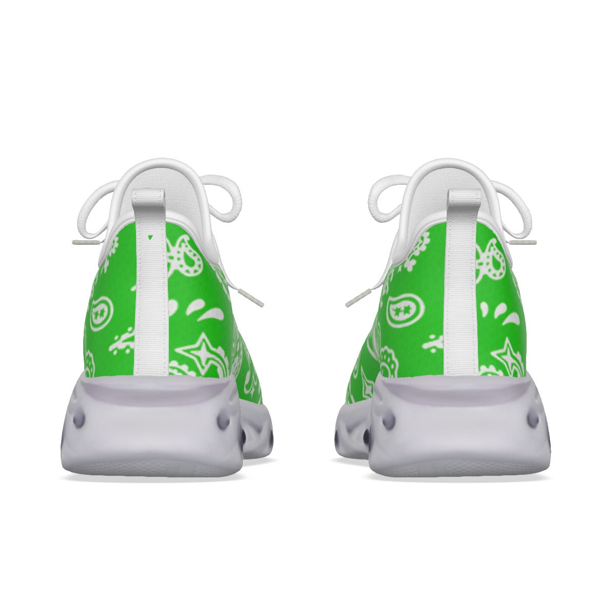 BANDANA PAISLEY GREEN Women's Sports Shoes