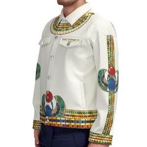 MEDJAY WHT Unisex Lapel Jacket