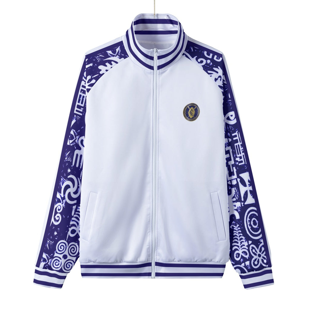 ADINKRA MXBLUE 1 Unisex Stand Collar Jacket