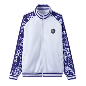 ADINKRA MXBLUE 1 Unisex Stand Collar Jacket