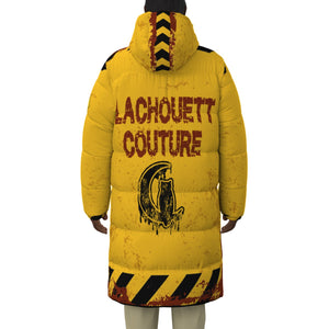 BEWARE THE OWL Unisex Long Down Jacket