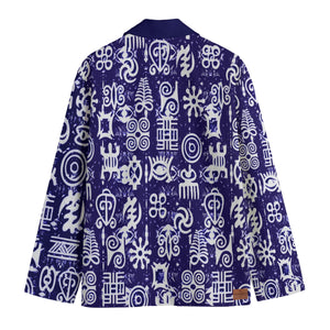 ADINKRA MXBLUE Men's Casual Blazer