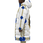 BROSES Unisex Long Down Jacket