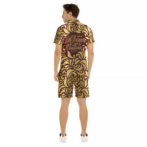 GORGEOUS LEAF BRDX Men's Short Sleeve Shirt Sets