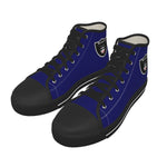 EAZY-E RUTHLESS NAVY Men's High Canvas Shoes