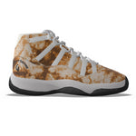 TIE DYE BROWN High Top Basketball Shoes